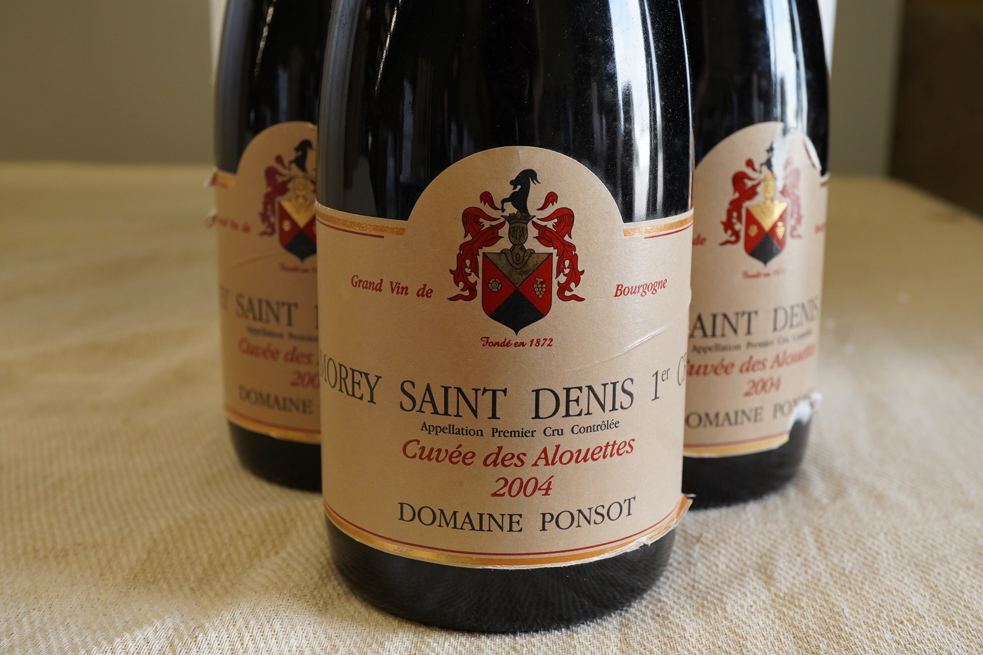 Domaine Ponsot, Morey-Saint-Denis Premier Cru, Cuvée des Alouettes, 2004